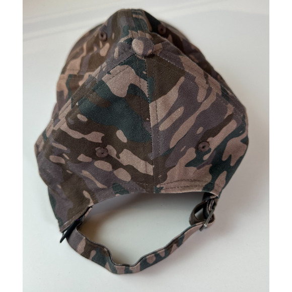 Patagonia P-6 Label Trad Cap Camo Camouflage Hat No Size Adjustable Adults - Picture 5 of 8